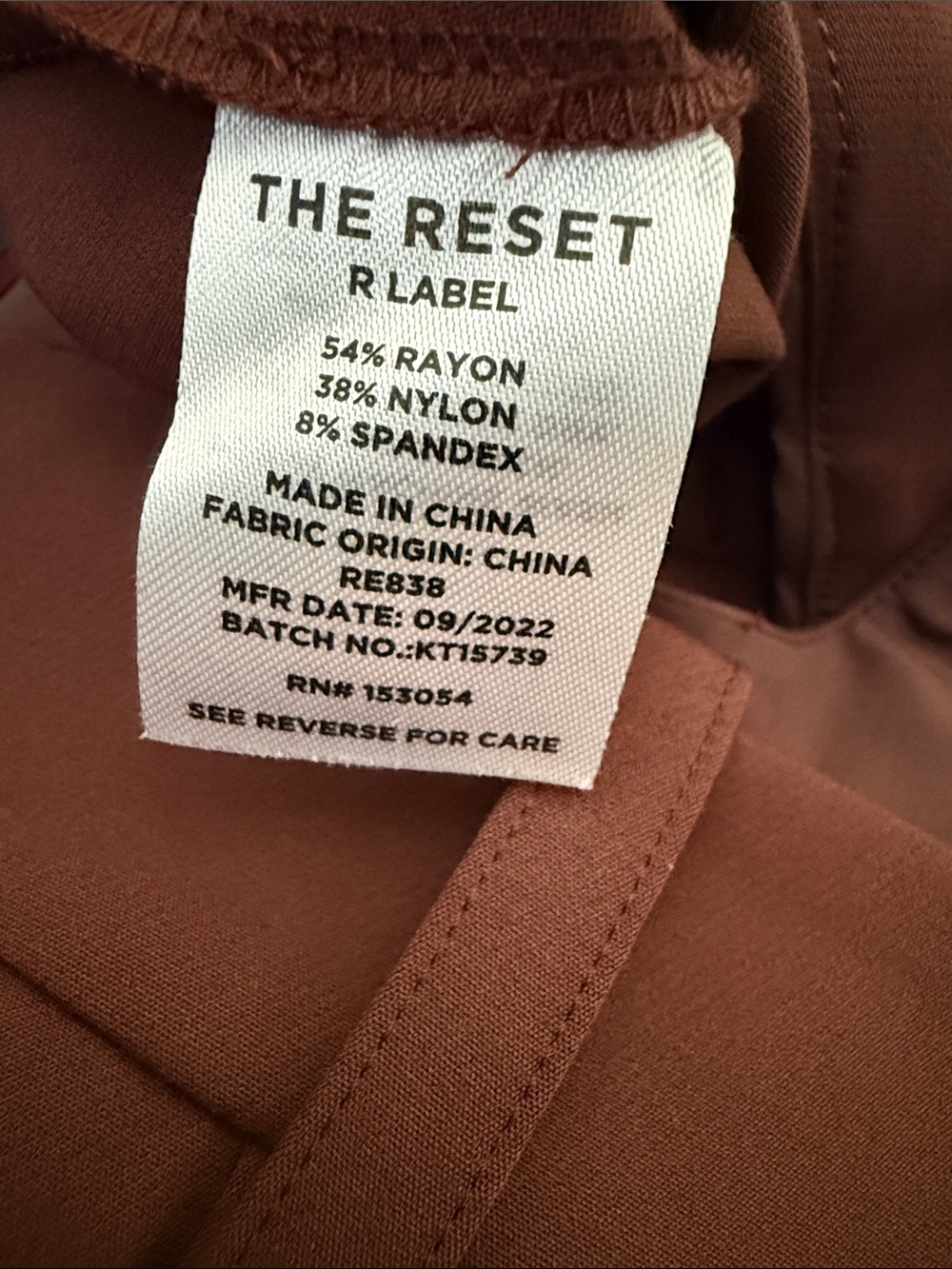 The Reset R Label High Rise Skinny Pants Sz M - Picture 7 of 7